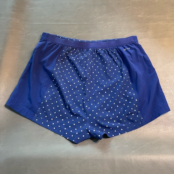 Cute Nike Dri-fit shorts size large Dark blue - Picture 2 of 4